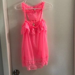 Pink baby doll set NWT medium